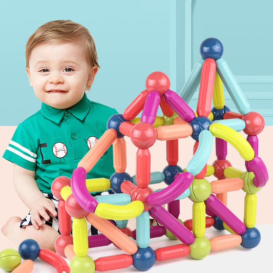 Magnetic Building Blocks for elevating your playtime of your kids! Designed for creativity and learning, inspire imagination, enhance logic, and promote endless fun.